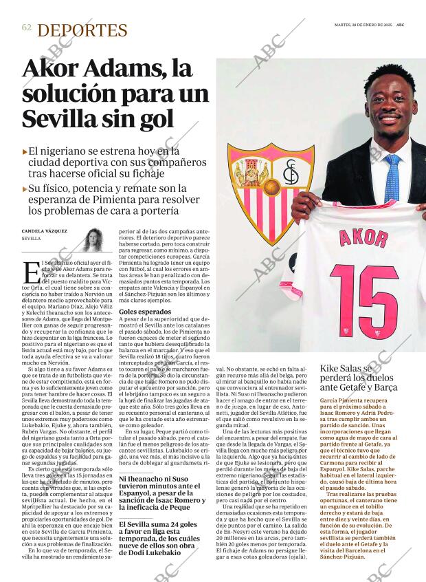 ABC SEVILLA 28-01-2025 página 62