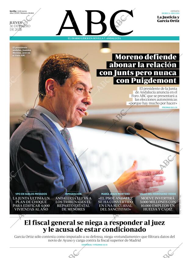 ABC SEVILLA 30-01-2025 página 1