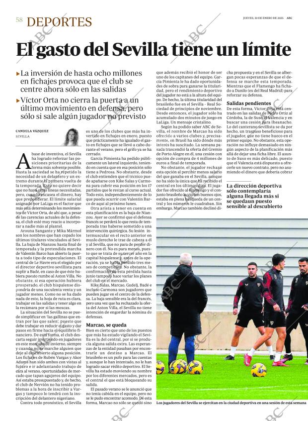 ABC SEVILLA 30-01-2025 página 58