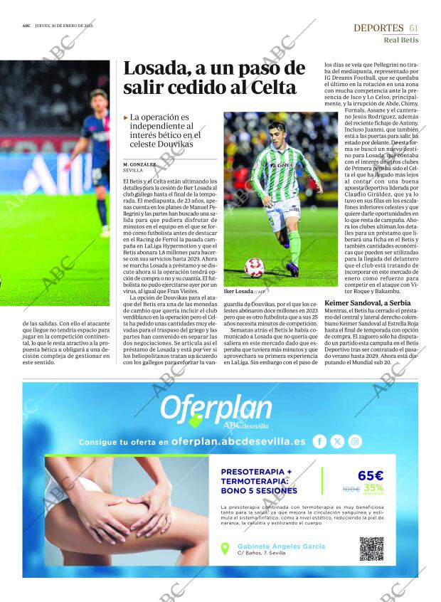 ABC SEVILLA 30-01-2025 página 61