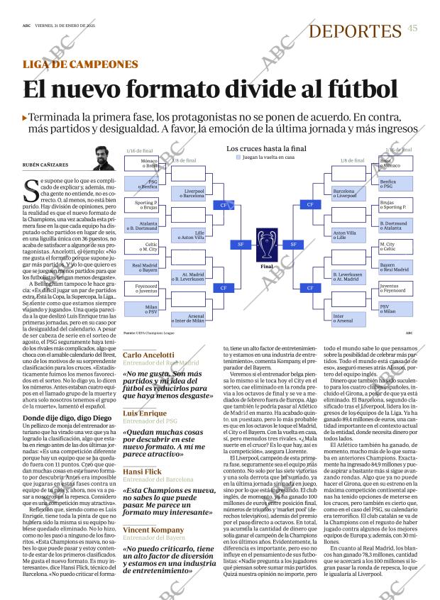 ABC MADRID 31-01-2025 página 45