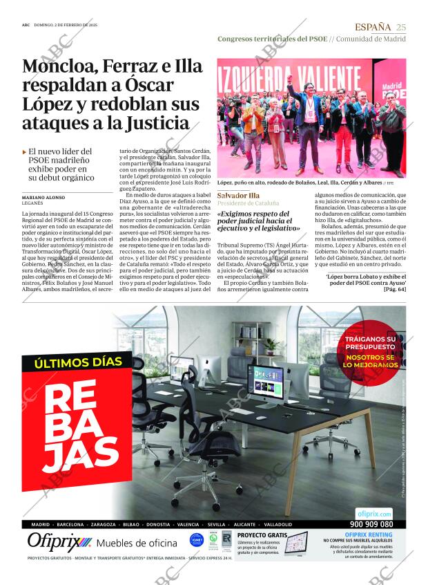 ABC MADRID 02-02-2025 página 25