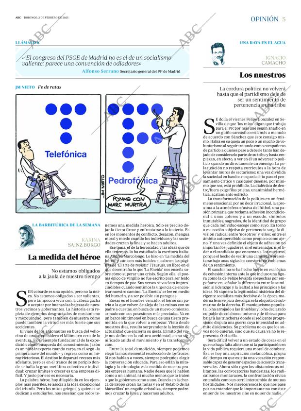 ABC MADRID 02-02-2025 página 5