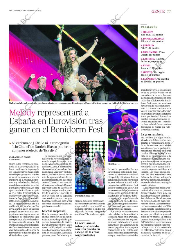 ABC MADRID 02-02-2025 página 77
