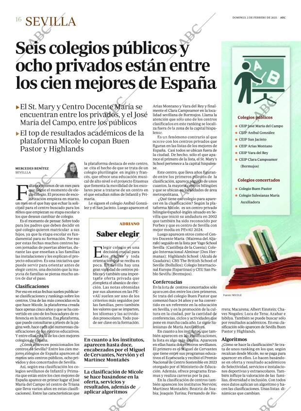 ABC SEVILLA 02-02-2025 página 16