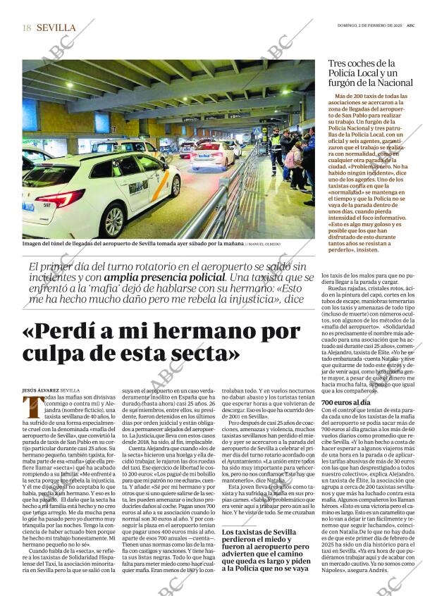 ABC SEVILLA 02-02-2025 página 18