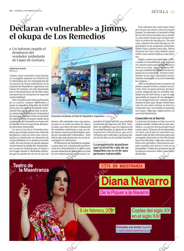 ABC SEVILLA 02-02-2025 página 23