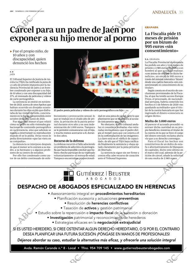 ABC SEVILLA 02-02-2025 página 35
