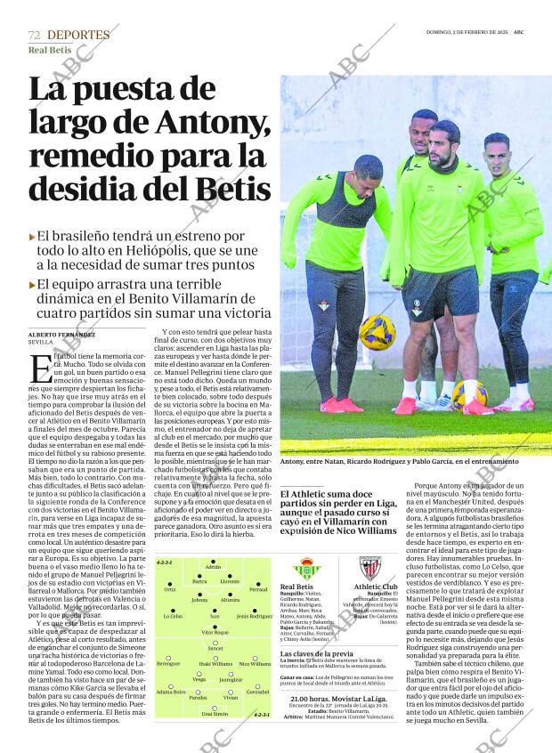 ABC SEVILLA 02-02-2025 página 72