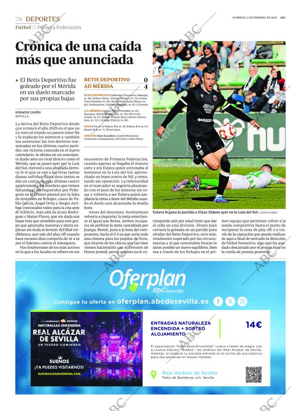 ABC SEVILLA 02-02-2025 página 78