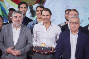Homenaje al ya retirado tenista Rafa Nadal