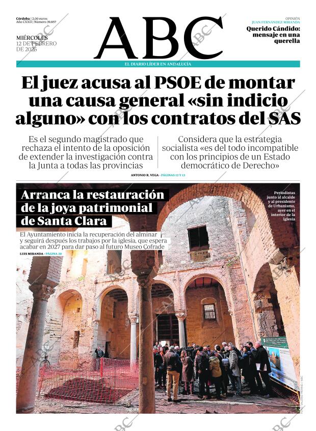 ABC CORDOBA 12-02-2025 página 1