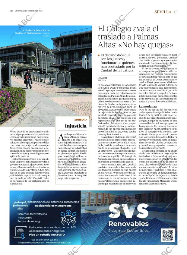 ABC SEVILLA 14-02-2025 página 13