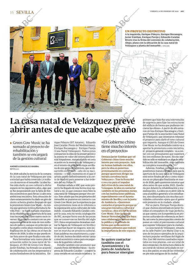 ABC SEVILLA 14-02-2025 página 16