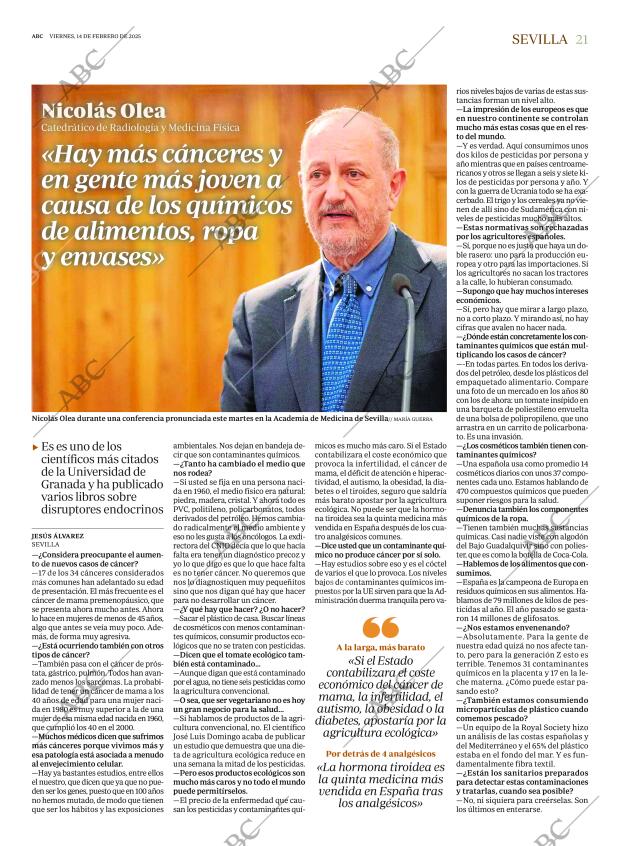 ABC SEVILLA 14-02-2025 página 21