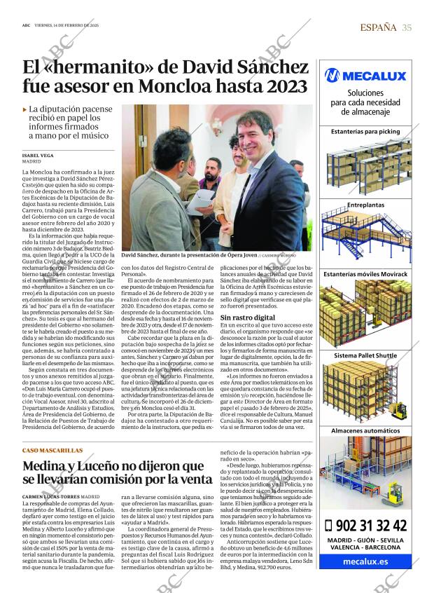ABC SEVILLA 14-02-2025 página 35