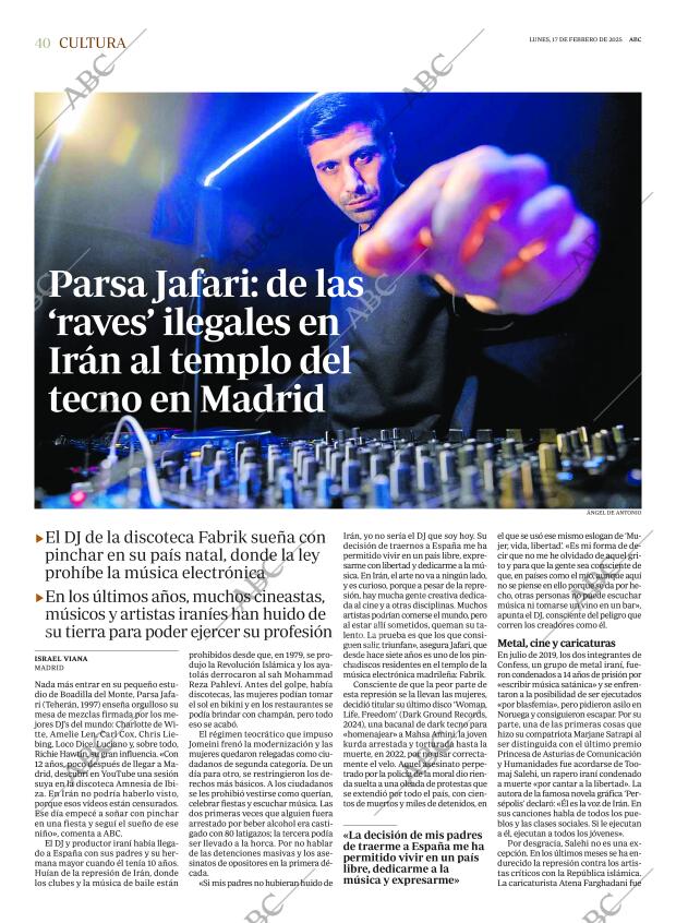 ABC MADRID 17-02-2025 página 40