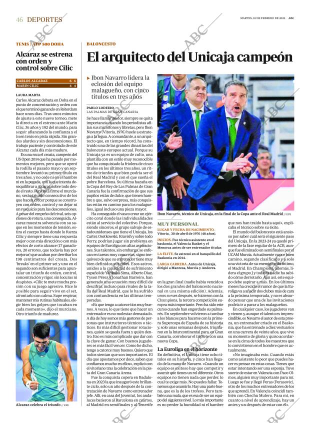 ABC MADRID 18-02-2025 página 46