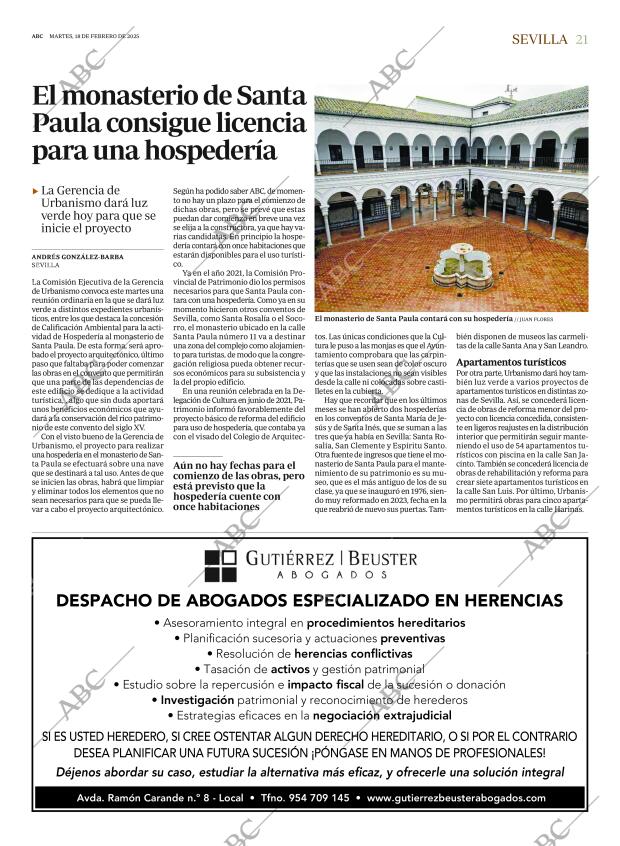 ABC SEVILLA 18-02-2025 página 21