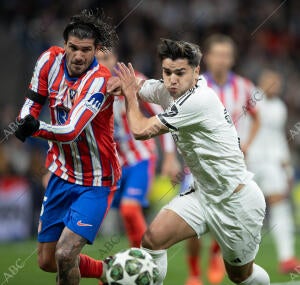 En la imagen, Brahim Díaz y Rodrigo de Paul