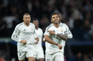 En la imagen, Rodrygo festeja el primer gol del Real Madrid