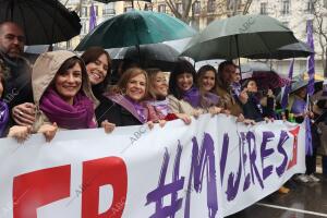 Manifestación con motivo del 8 M, Día Internacional de la Mujer