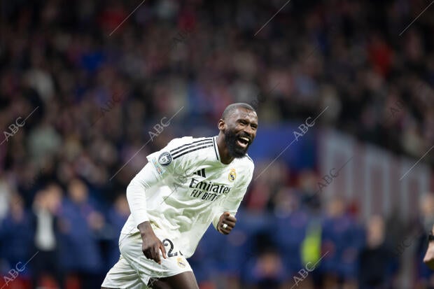 En la imagen, Rüdiger celebra su gol de penalti