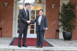Reunión del Presidente del Gobierno Pedro Sánchez con los representantes de los...