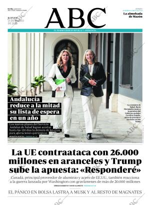 ABC SEVILLA 13-03-2025 página 1