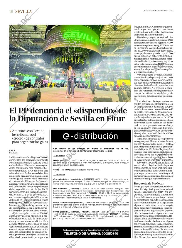 ABC SEVILLA 13-03-2025 página 16