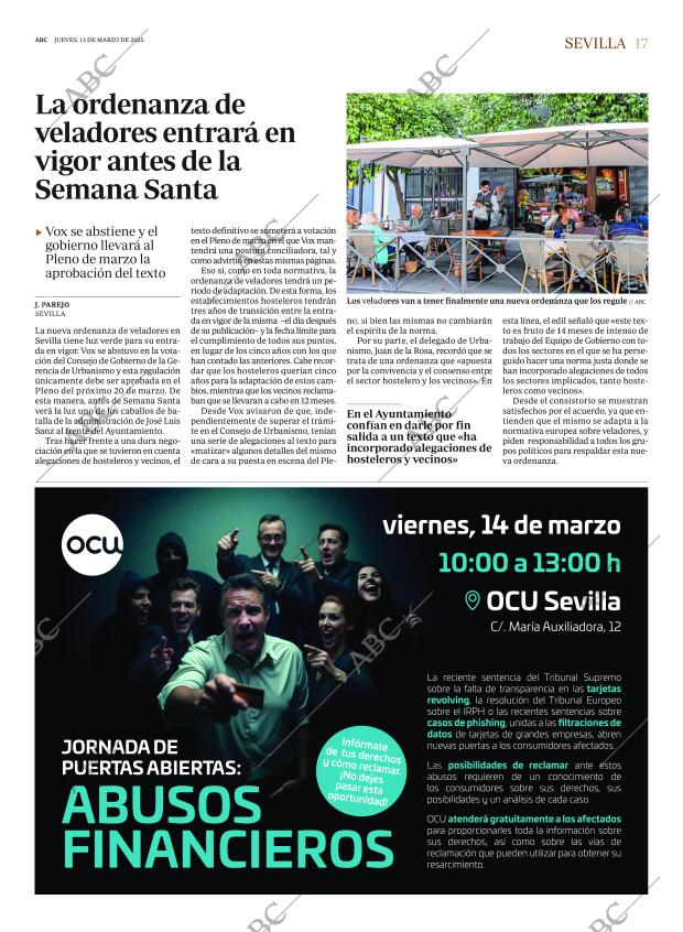 ABC SEVILLA 13-03-2025 página 17