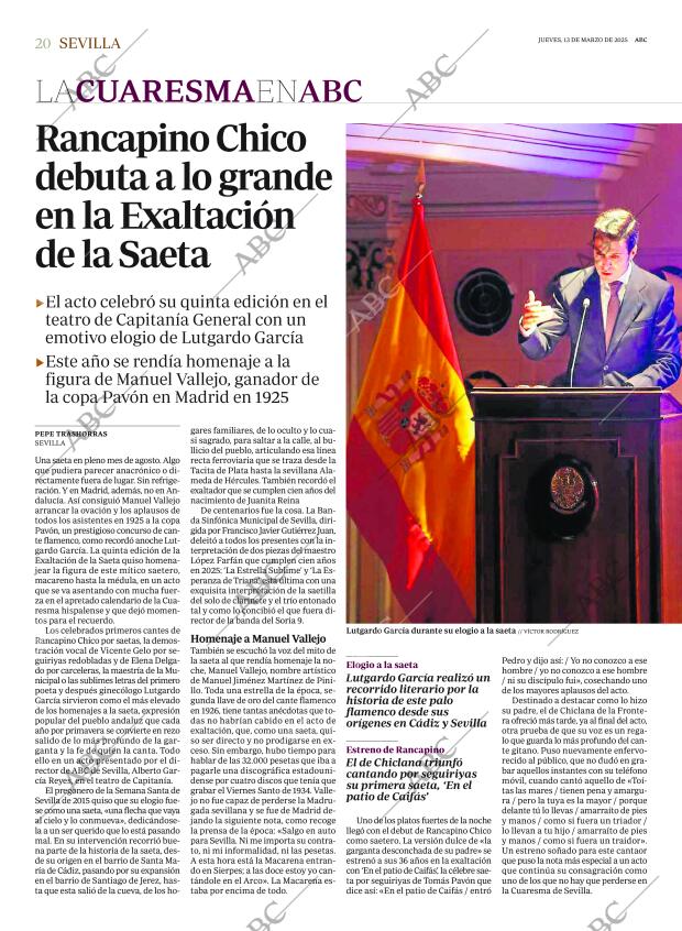 ABC SEVILLA 13-03-2025 página 20