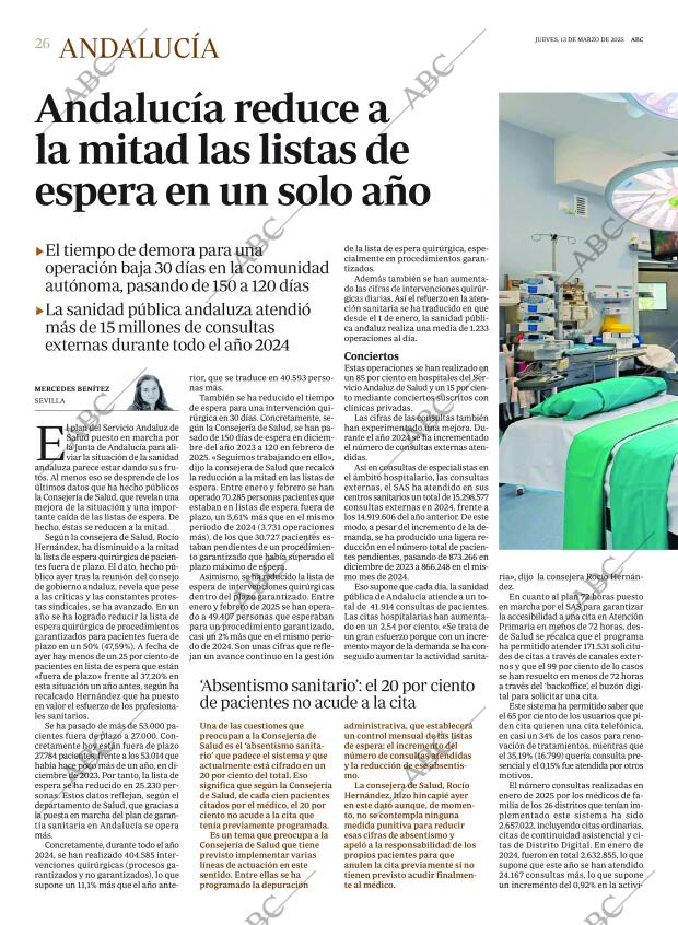 ABC SEVILLA 13-03-2025 página 26