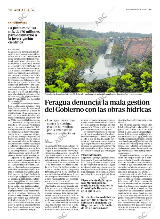 ABC SEVILLA 13-03-2025 página 28
