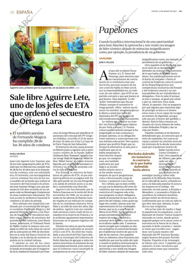 ABC SEVILLA 13-03-2025 página 38