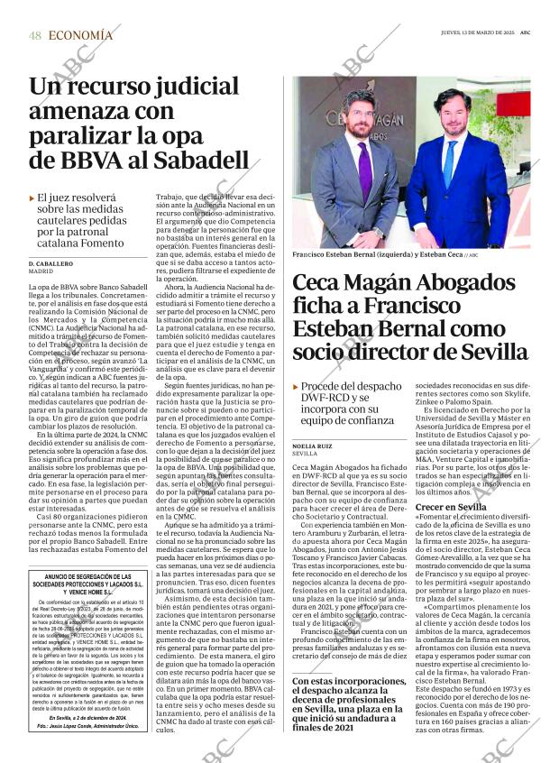 ABC SEVILLA 13-03-2025 página 48