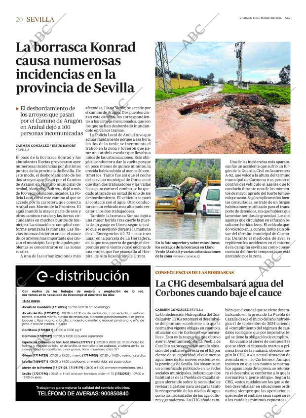 ABC SEVILLA 14-03-2025 página 20