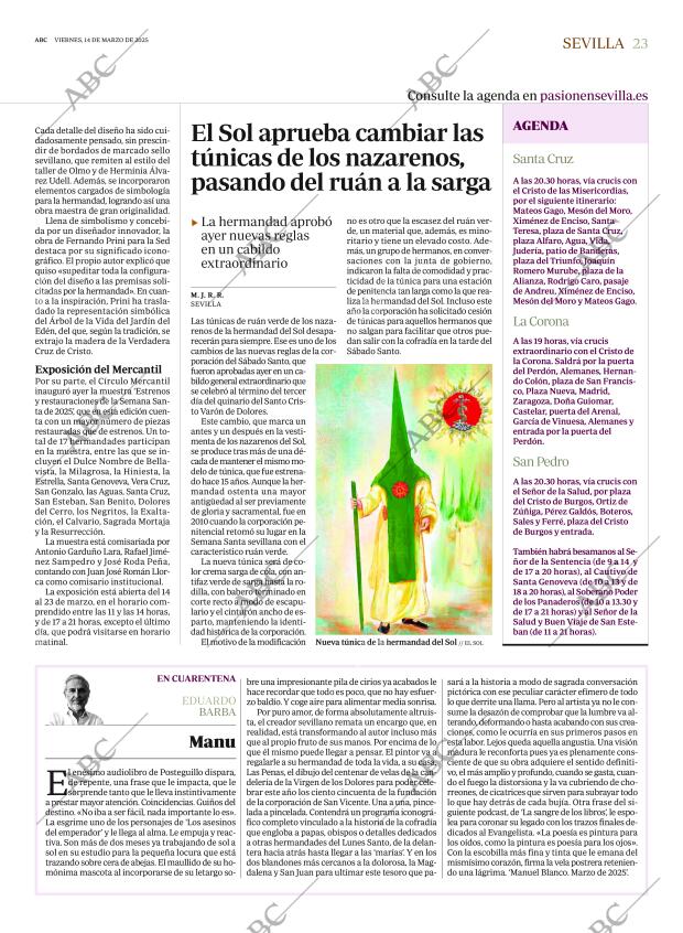 ABC SEVILLA 14-03-2025 página 23