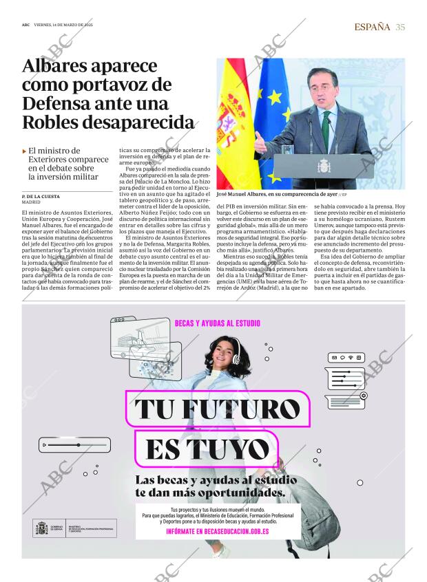 ABC SEVILLA 14-03-2025 página 35