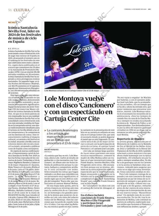 ABC SEVILLA 14-03-2025 página 56
