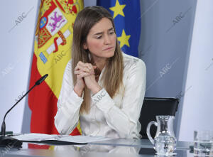 Rueda de prensa posterior a la reunión del Consejo de Ministros con la ministra...