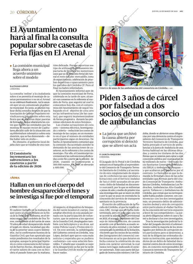 ABC CORDOBA 20-03-2025 página 20