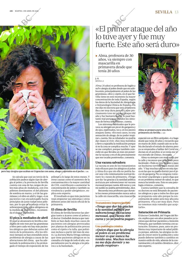 ABC SEVILLA 01-04-2025 página 13