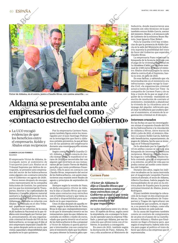 ABC SEVILLA 01-04-2025 página 40