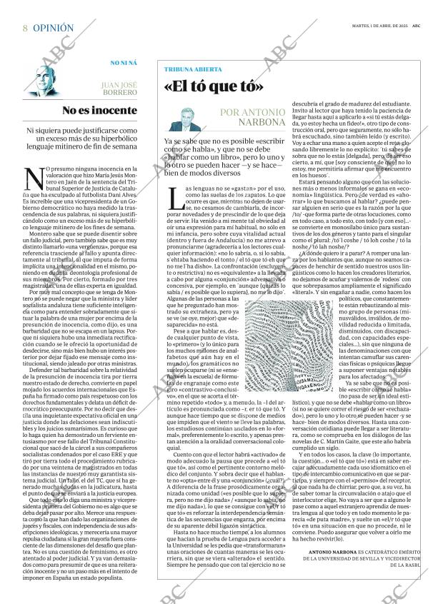 ABC SEVILLA 01-04-2025 página 8