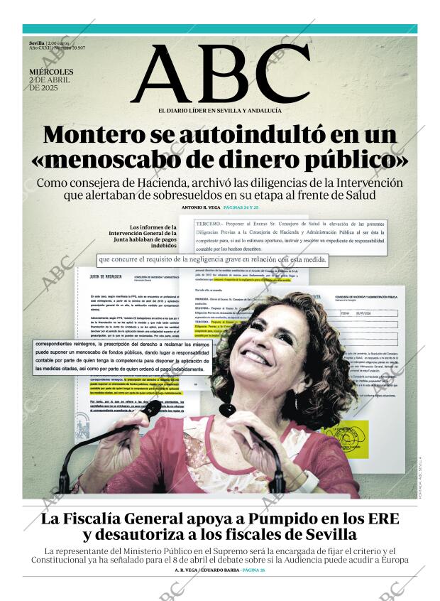 ABC SEVILLA 02-04-2025 página 1