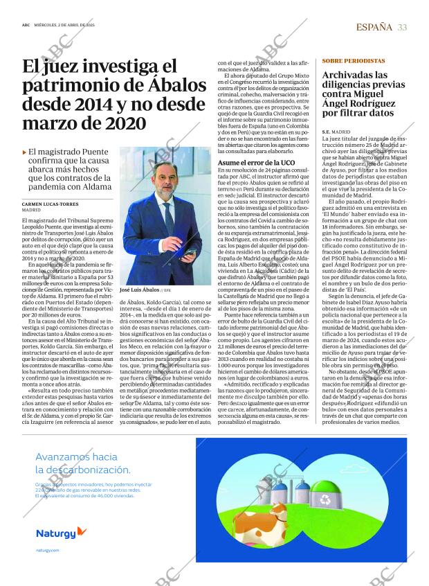 ABC SEVILLA 02-04-2025 página 33