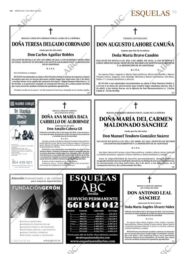 ABC SEVILLA 02-04-2025 página 59