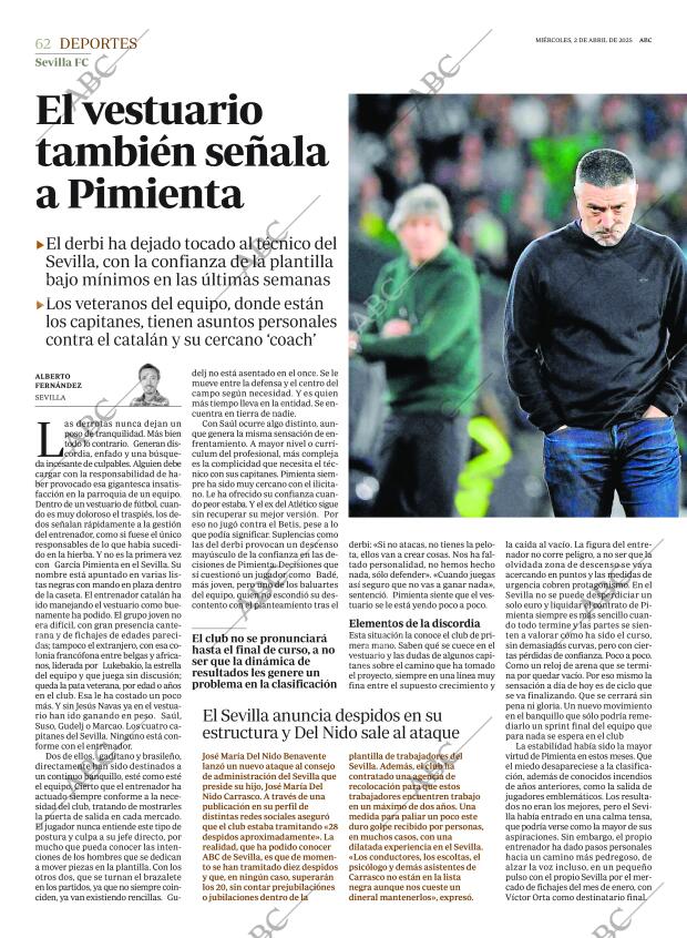 ABC SEVILLA 02-04-2025 página 62