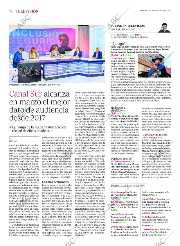ABC SEVILLA 02-04-2025 página 70